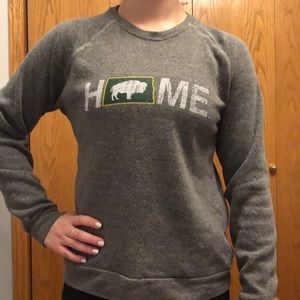 North Dakota HOME crew neck